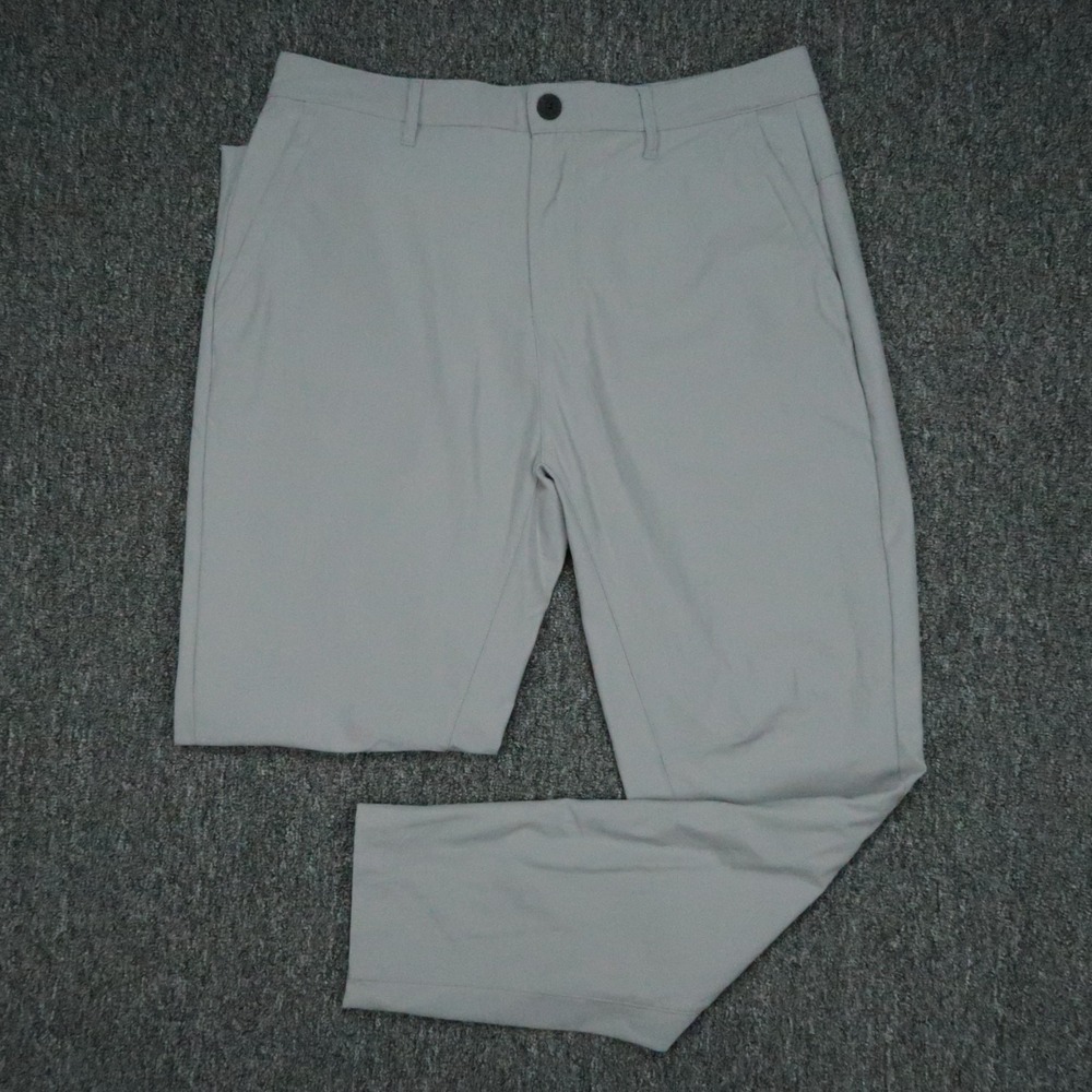 Legends Pants Mens 34x30‎ Gray Aviation Stretch Chino Trouser